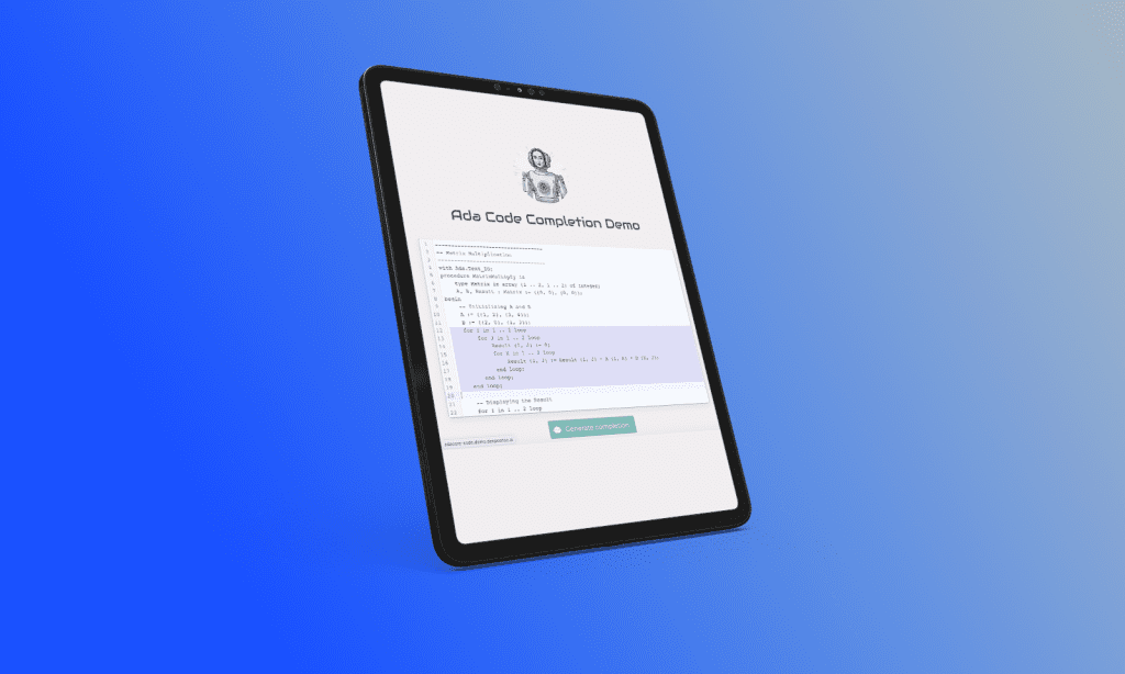 AI Copilot&rsquo;s Impact on&nbsp;Productivity in&nbsp;Revolutionizing Ada Language Development